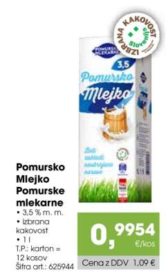 Pomursko Mleko Pomurske mlekarne