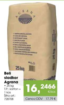 Beli sladkor Agrana