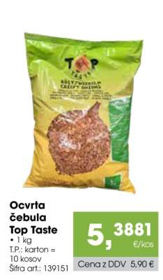 Ocvrta čebula Top Taste