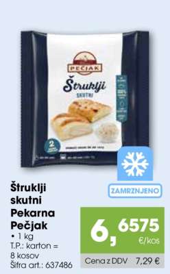 Štruklji skutni Pekarna Pečjak