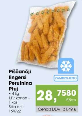 Piščančji fingersi Perutnina Ptuj
