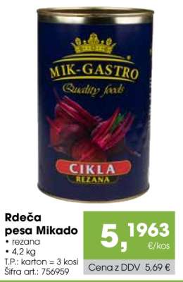 Rdeča pesa Mikado