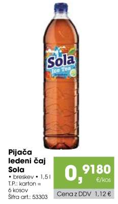 PIJAČA LEDENI ČAJ SOLA