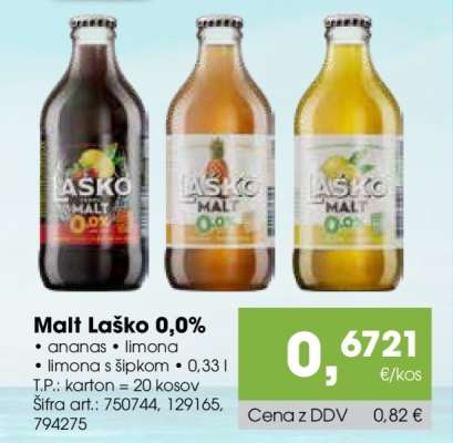 Malt Laško 0,0 %