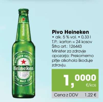 PIVO HEINEKEN