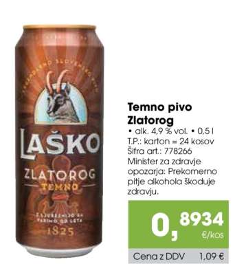 Temno pivo Zlatorog