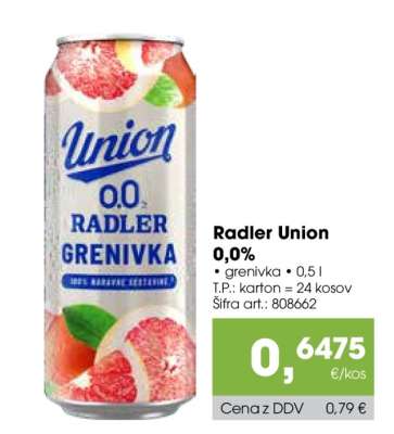 Radler Union 0,0%