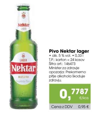 Pivo Nektar lager