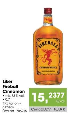 Liker Fireball Cinnamon