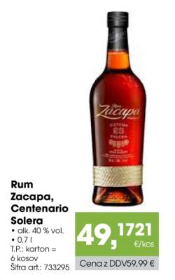 Rum Zacapa, Centenario Solera