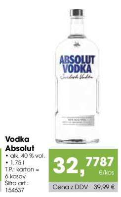 Vodka Absolut