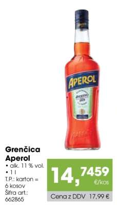 Grenčica Aperol