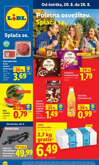 Lidl katalog - 20.8.2026 - 26.8.2026.
