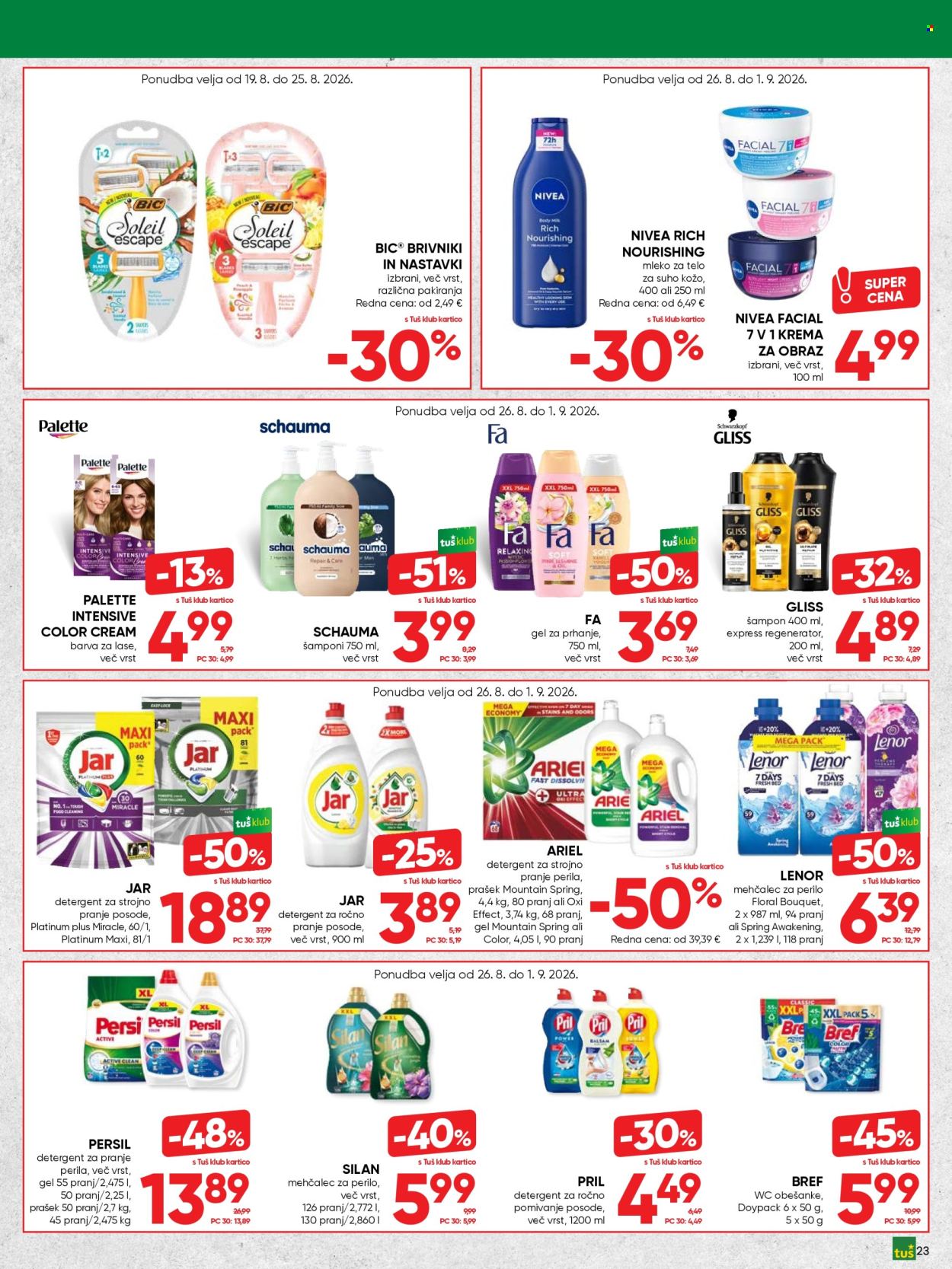 Tuš katalog - 19.8.2026 - 1.9.2026. Stran 23