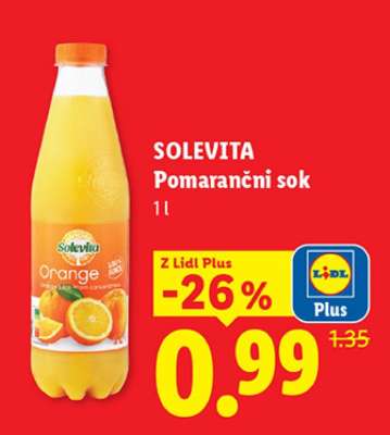 Solevita Pomarančni sok