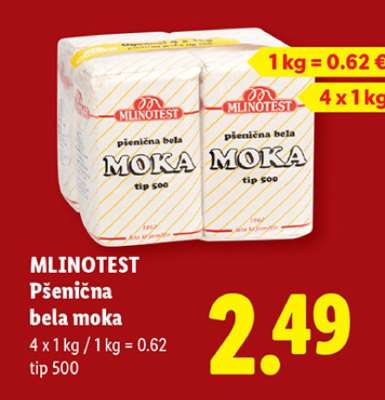 MLINOTEST Pšenična bela moka