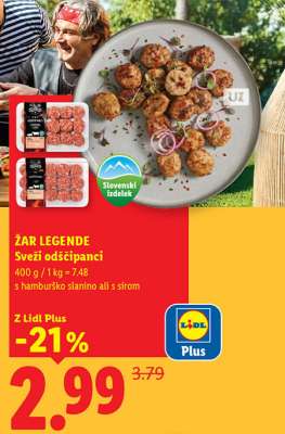 ŽAR LEGENDE Sveži odščipanci