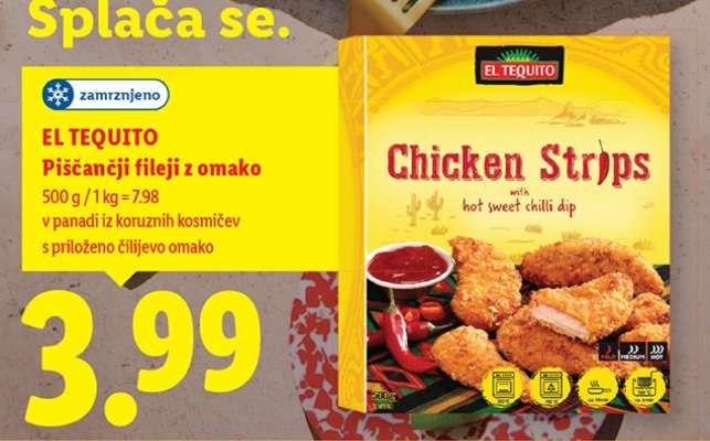 EL TEQUITO Piščančji fileji z omako