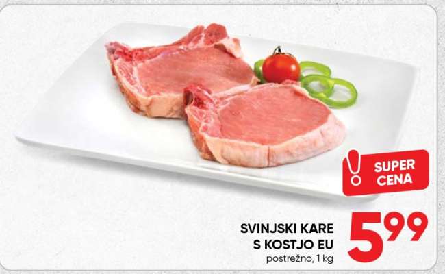Svinjski kare s kostjo EU