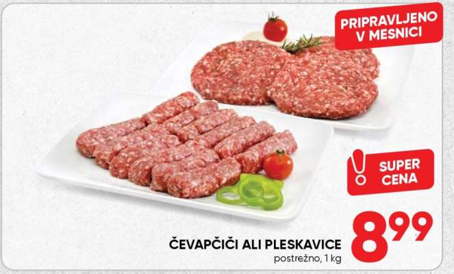 Čevapčiči ali Pleskavice