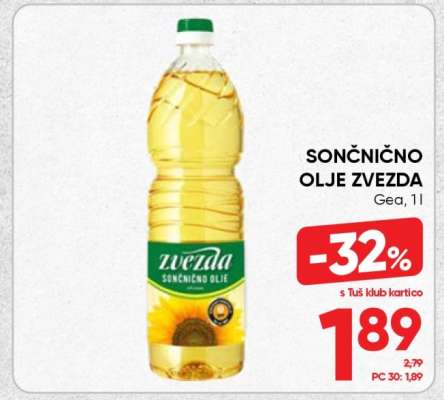 SONČNIČNO OLJE ZVEZDA