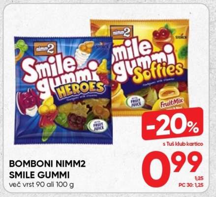 BOMBONI NIMM2 SMILE GUMMI