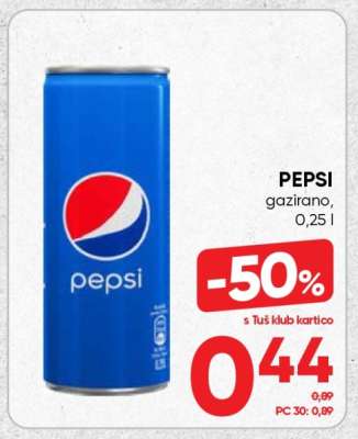 PEPSI gazirano, 0,25 l