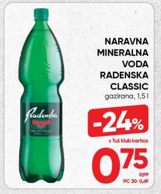 NARAVNA MINERALNA VODA RADENSKA CLASSIC