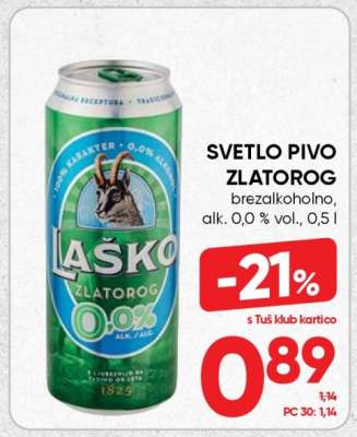 SVETLO PIVO ZLATOROG