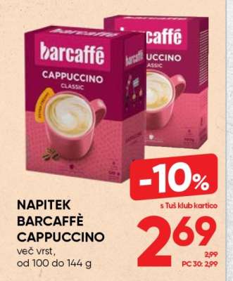 NAPITEK BARCAFFÈ CAPPUCCINO
