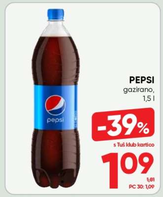 PEPSI gazirano, 1,5 l