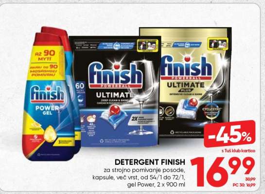 Detergent Finish