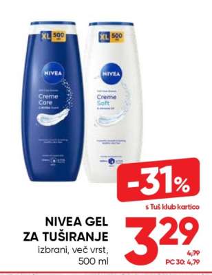 NIVEA GEL ZA TUŠIRANJE