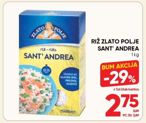 Riž Zlato polje Sant’ Andrea