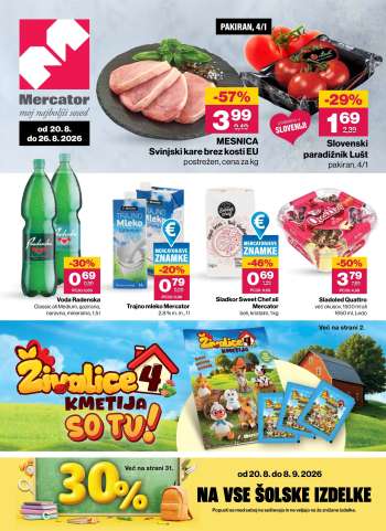 Mercator katalog - 20.8.2026 - 26.8.2026.