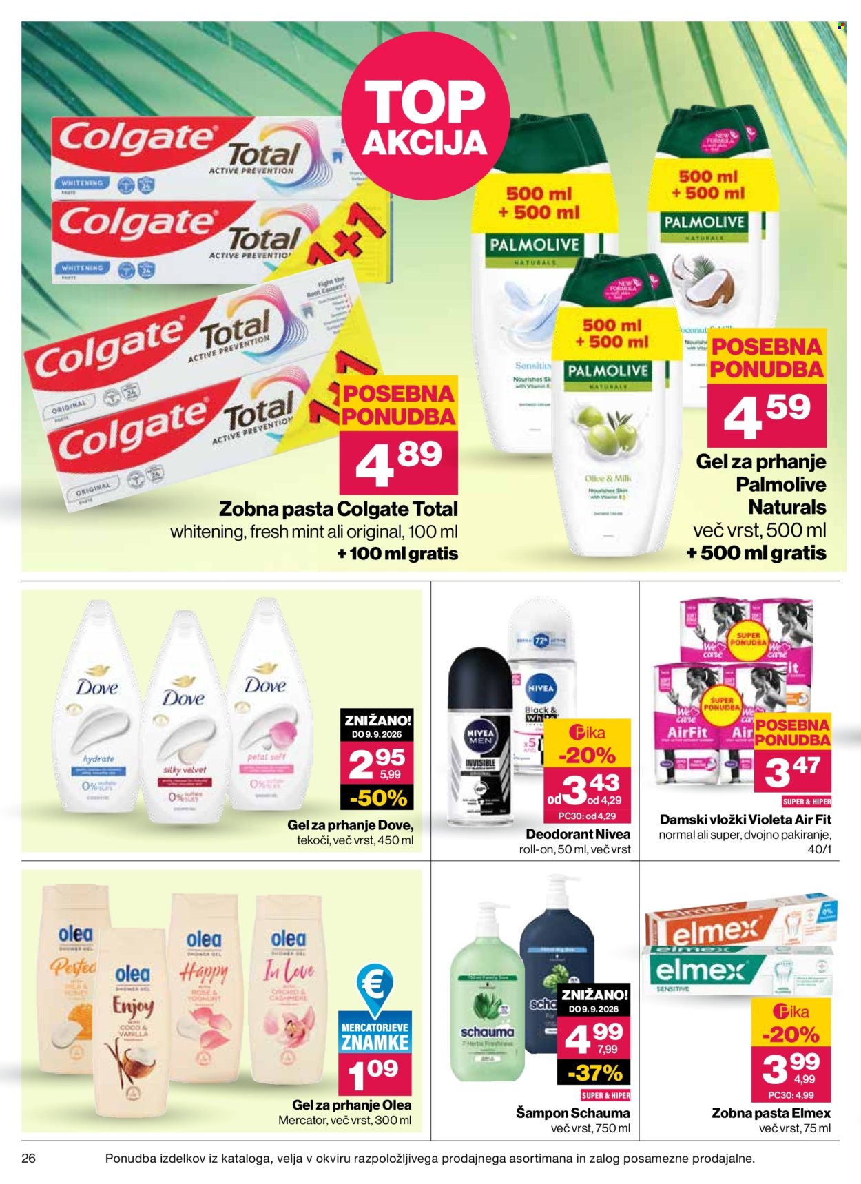 Mercator katalog - 20.8.2026 - 26.8.2026. Stran 26