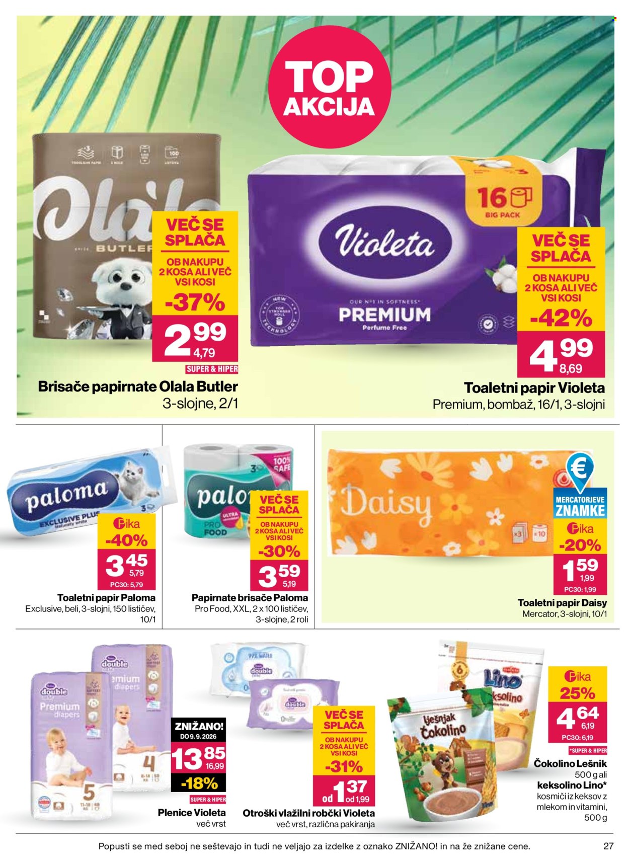 Mercator katalog - 20.8.2026 - 26.8.2026. Stran 27