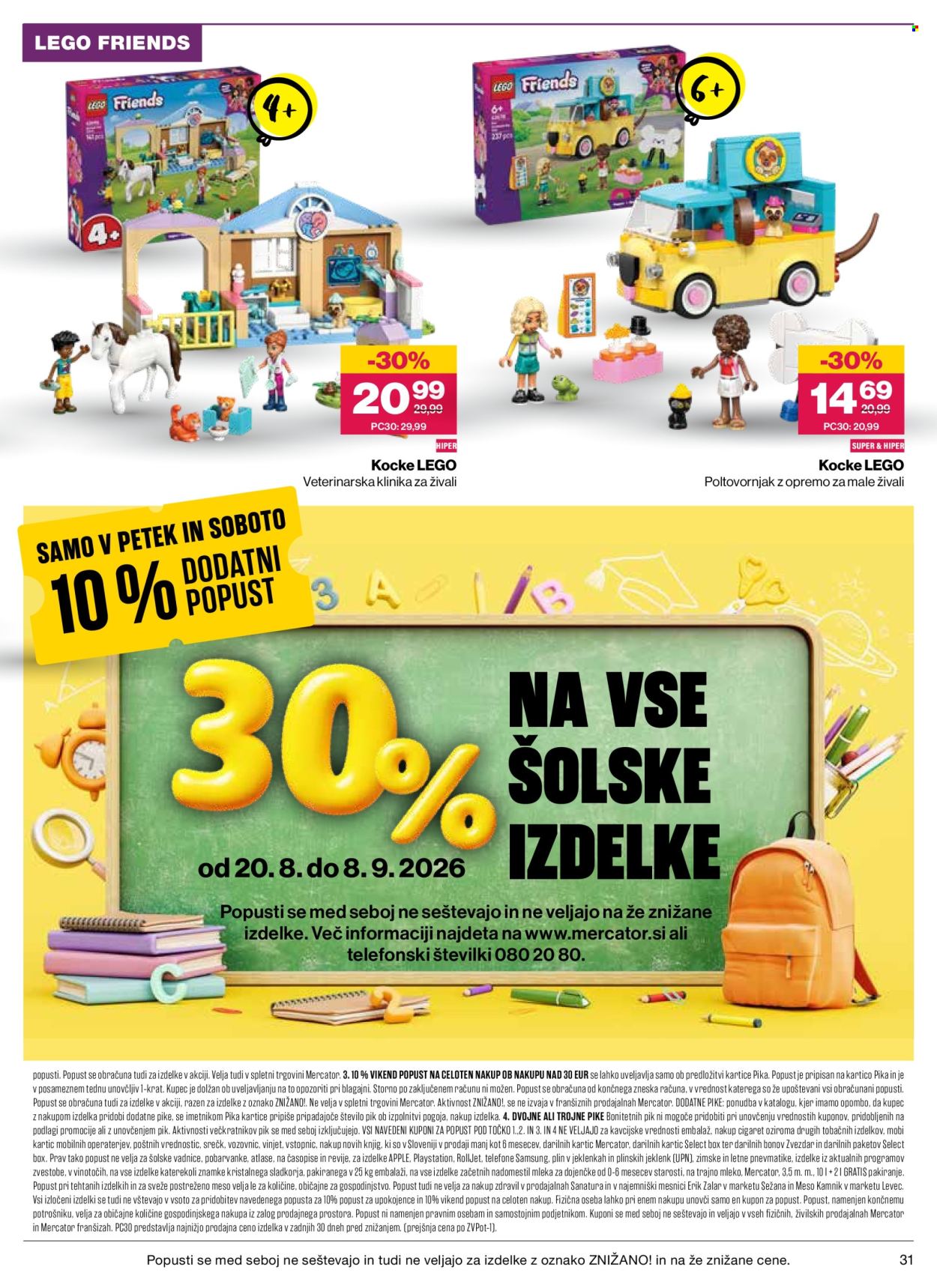 Mercator katalog - 20.8.2026 - 26.8.2026. Stran 31