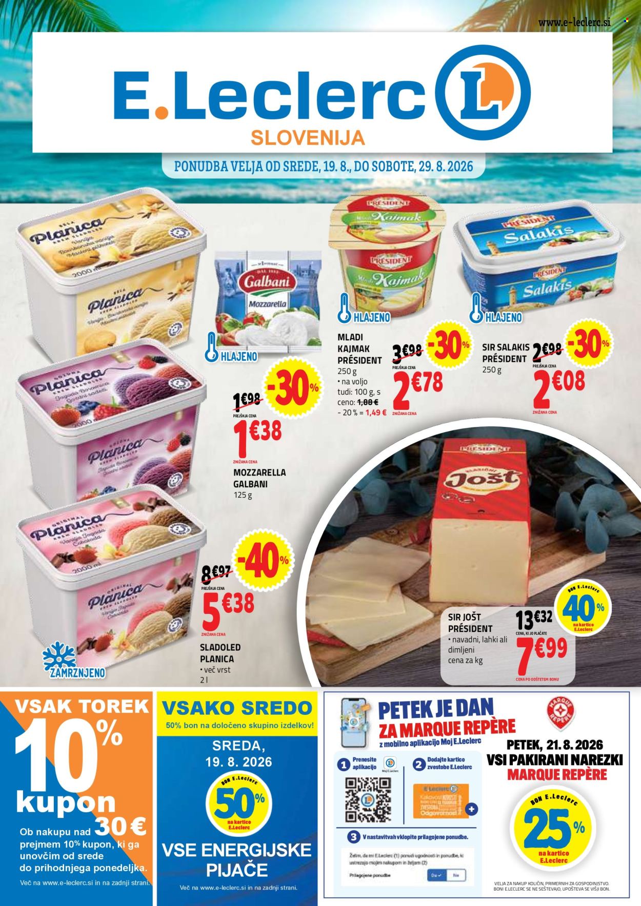 E.Leclerc katalog - 19.8.2026 - 29.8.2026. Stran 1