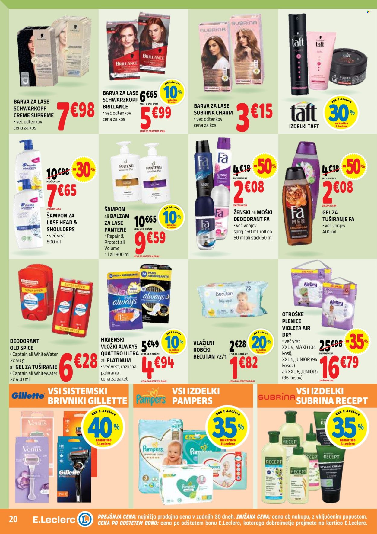 E.Leclerc katalog - 19.8.2026 - 29.8.2026. Stran 20
