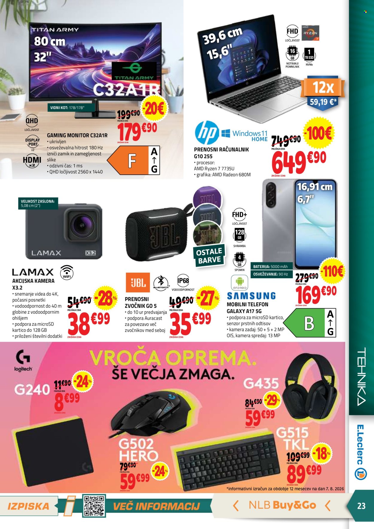 E.Leclerc katalog - 19.8.2026 - 29.8.2026. Stran 23