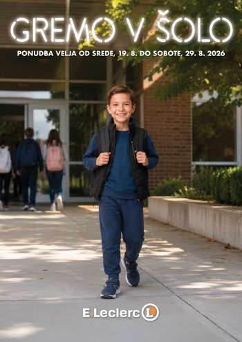 E.Leclerc katalog - 19.8.2026 - 29.8.2026.