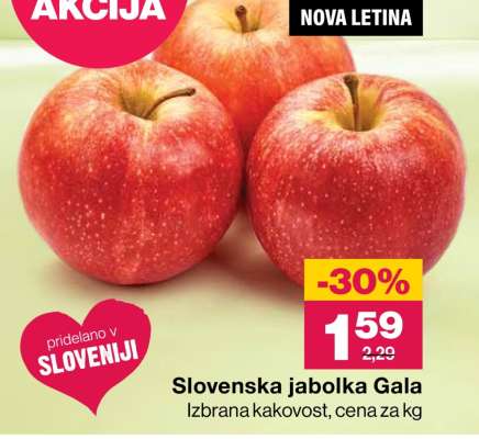 Slovenska jabolka Gala