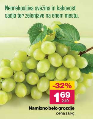 Namizno belo grozdje