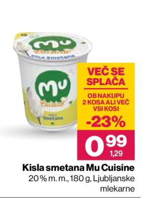 Kisla smetana MU Cuisine