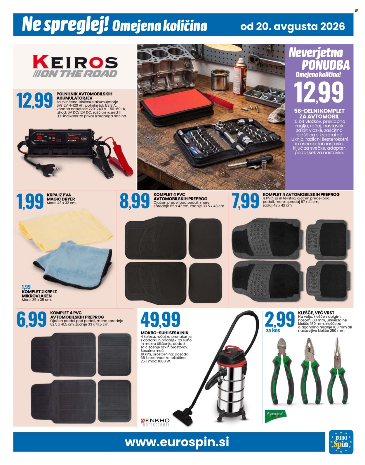 EuroSpin katalog - 20.8.2026 - 26.8.2026. Stran 15