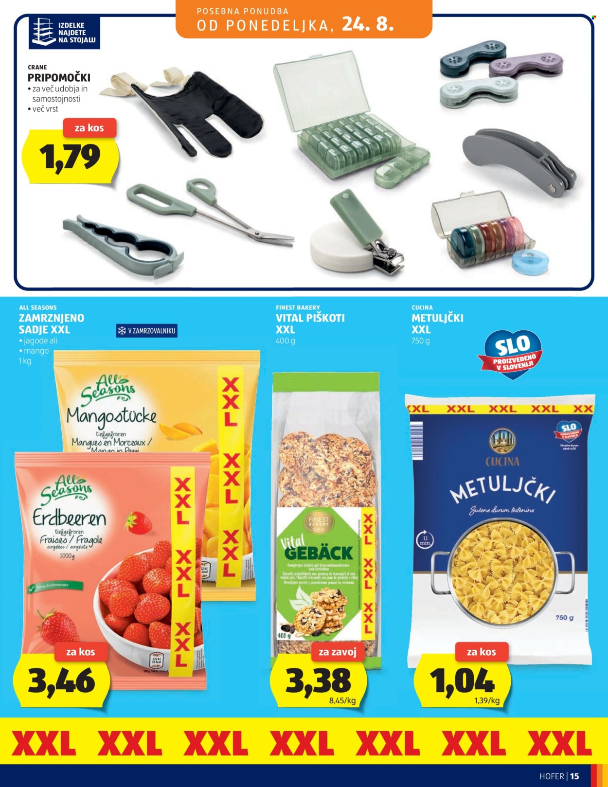 Hofer katalog - 19.8.2026 - 27.8.2026. Stran 15