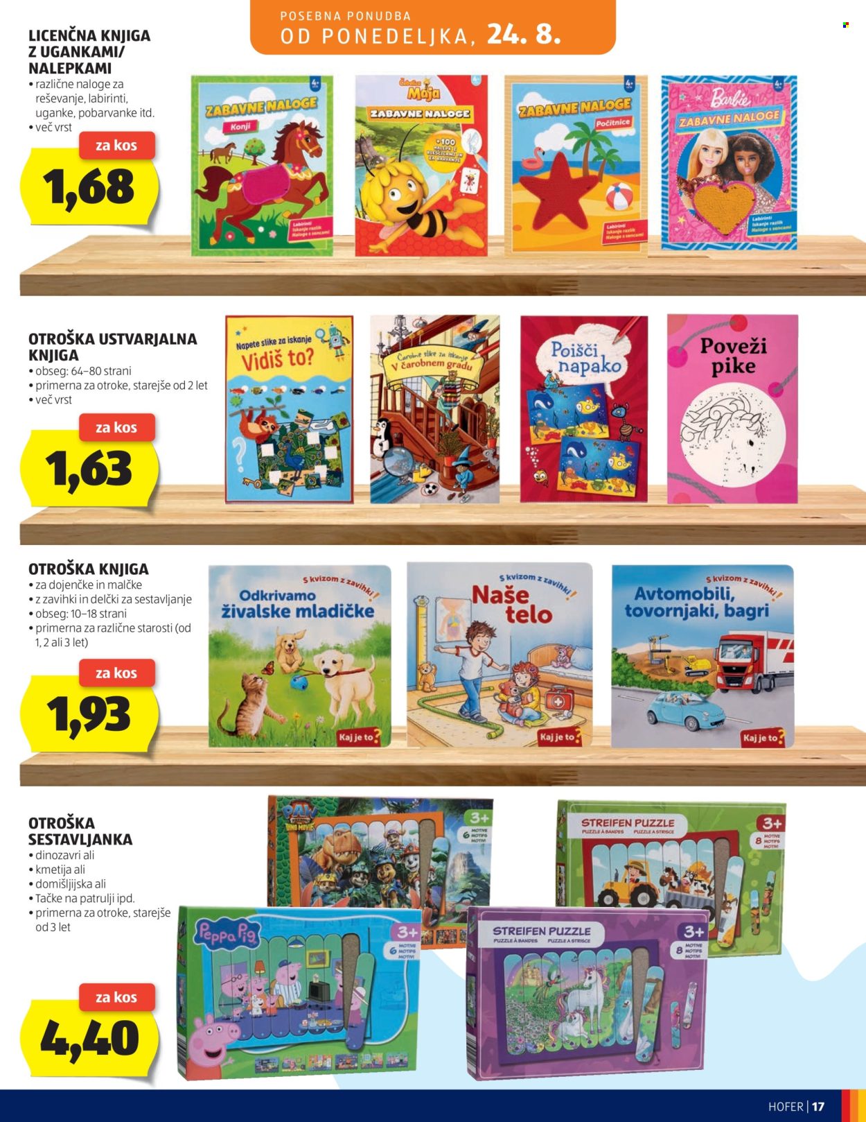 Hofer katalog - 19.8.2026 - 27.8.2026. Stran 17