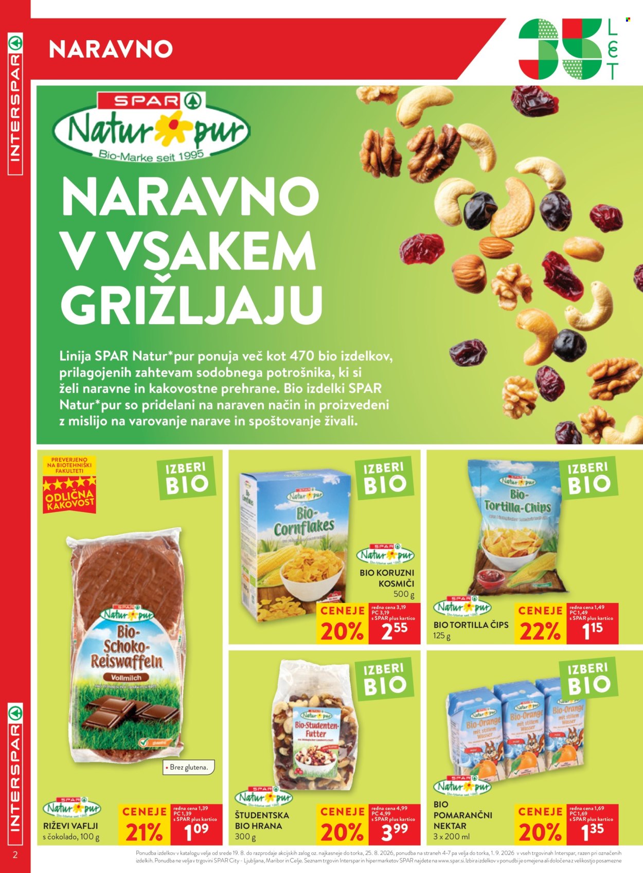 INTERSPAR katalog - 19.8.2026 - 1.9.2026. Stran 2