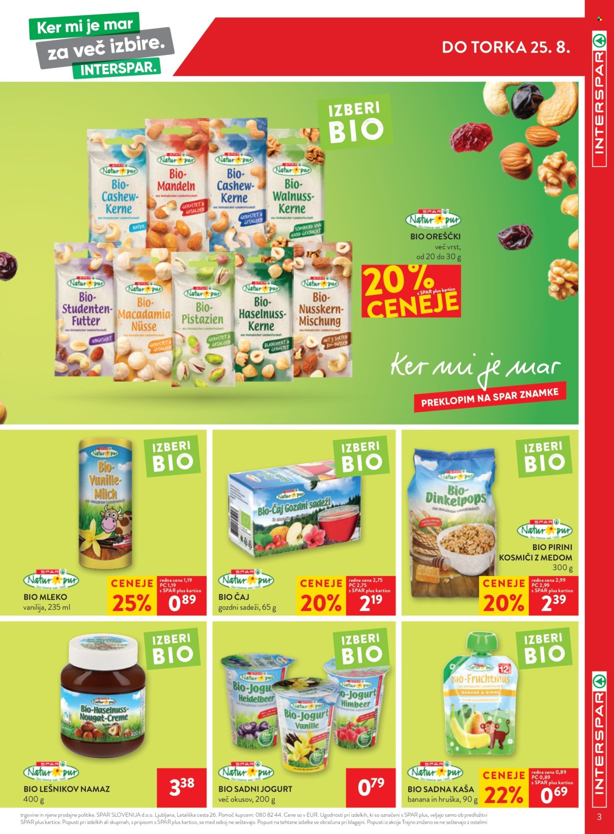 INTERSPAR katalog - 19.8.2026 - 1.9.2026. Stran 3